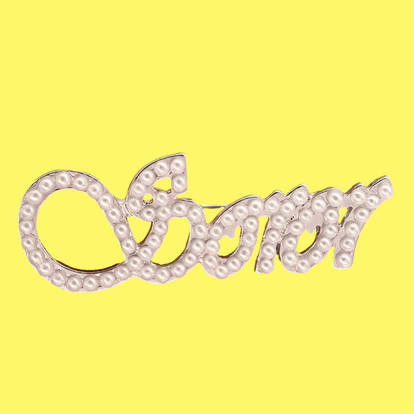 Stick Out Like a SOROR Thumb Brooch Accessories__White