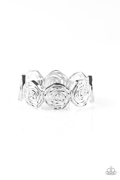 Beat Around The ROSEBUSH Bracelet__Silver