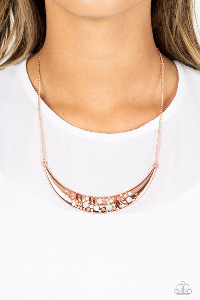Bejeweled Baroness Necklace__Copper