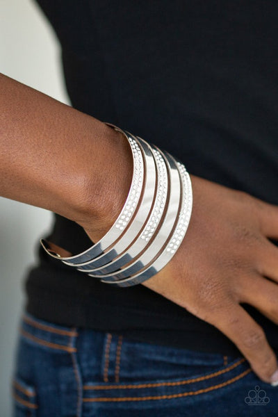 Big Time Shine Bracelet__White