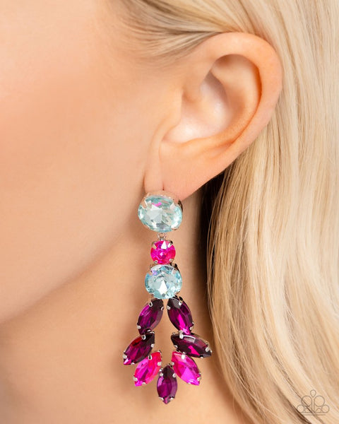 Cascading Cache Earrings__Multi
