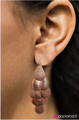 Chime Time Earrings__Copper