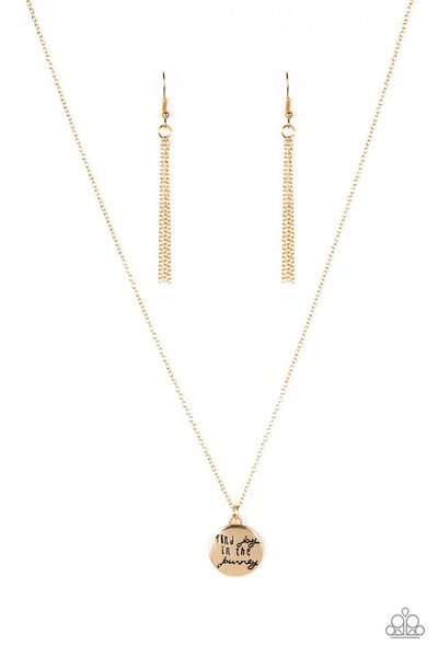 Find Joy Necklace__Gold