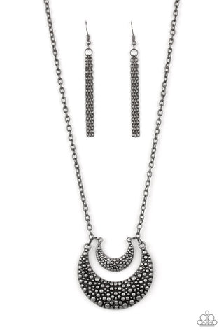 Get Well MOON Necklace__Silver