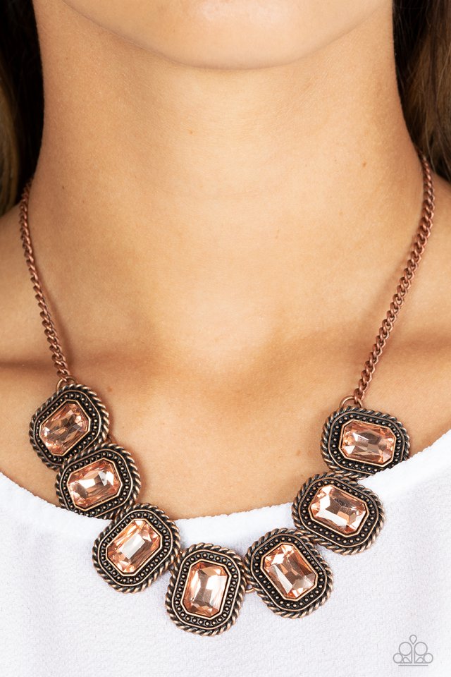 Iced Iron Necklace__Copper