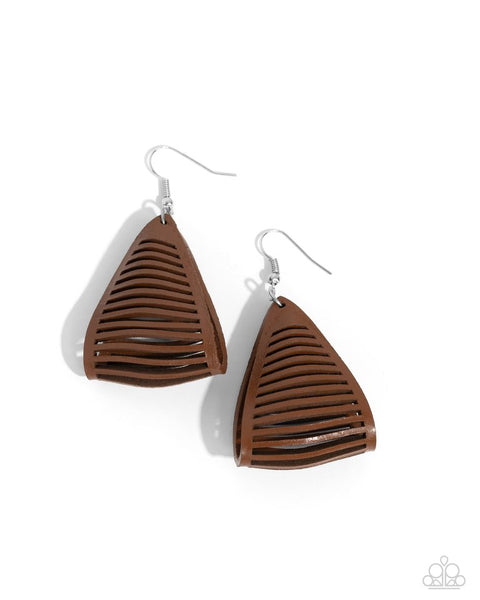 In and OUTBACK Earrings__Brown