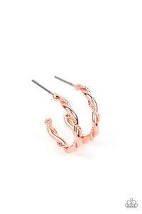 Irresistibly Intertwined Earrings__Copper