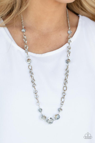 Prismatic Pick-Me-Up Necklace__Silver