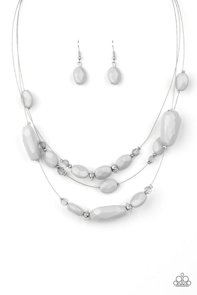 Radiant Reflections Necklace__Silver