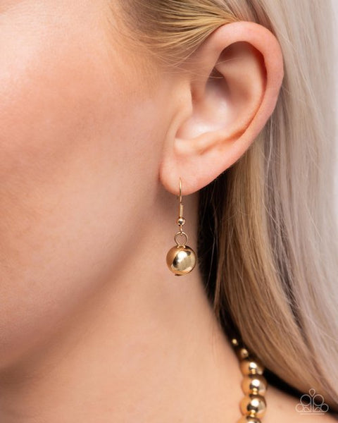 Raindrop Rebel Necklace__Gold