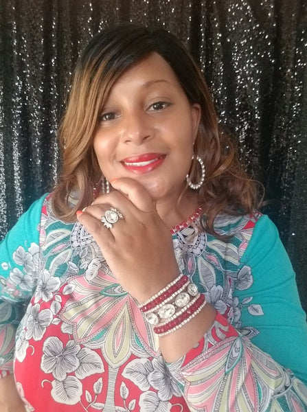 Glam-ified Fashion Bracelet__Red