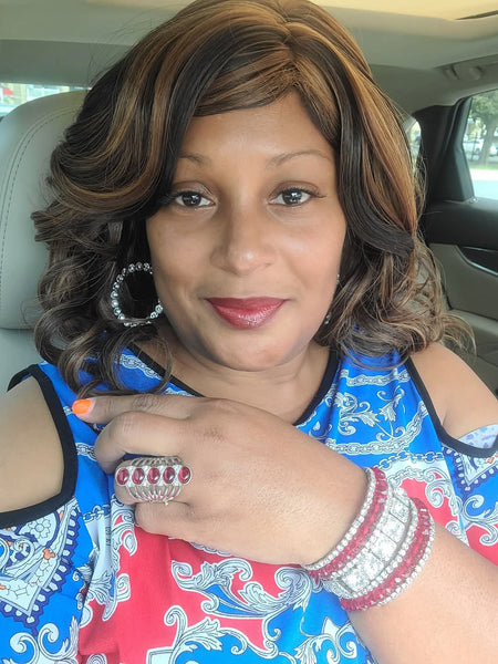 Blinged Out Bracelet__White