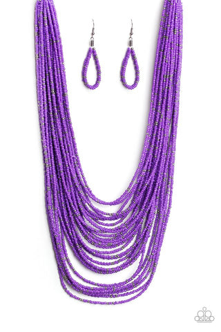 Rio Rainforest Necklace__Purple