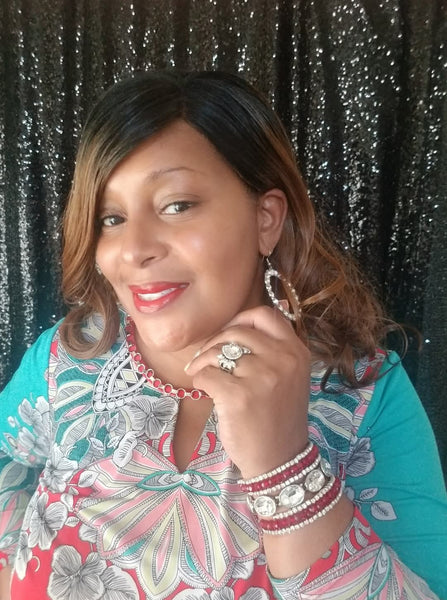 Glam-ified Fashion Bracelet__Red