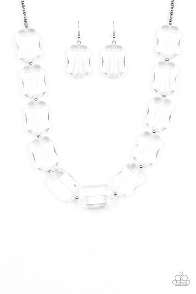 The ICE President Necklace__White