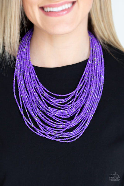 Rio Rainforest Necklace__Purple