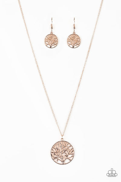 Save The Trees Necklace__Rose Gold