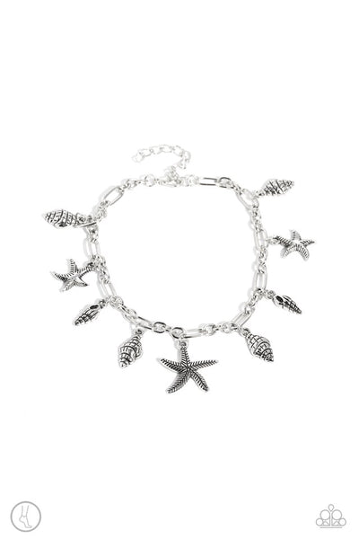 Stars And Shells Anklet_Bracelet__Silver