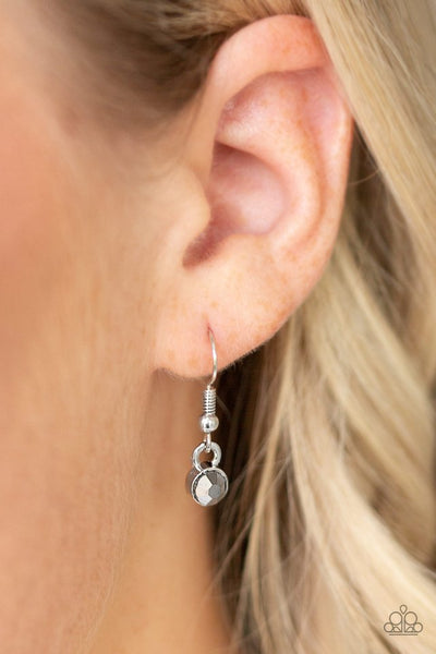 Teardrop Drama Necklace__Silver