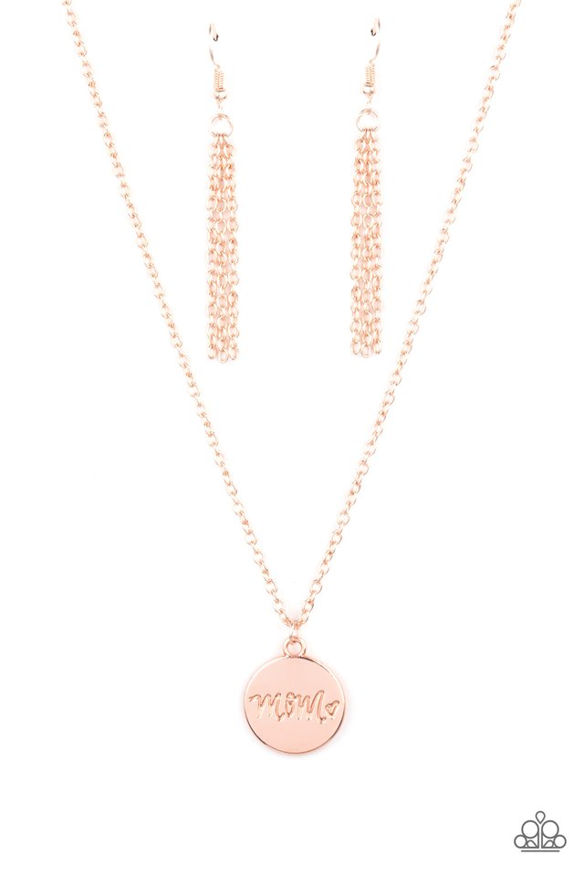 The Cool Mom Necklace__Rose Gold