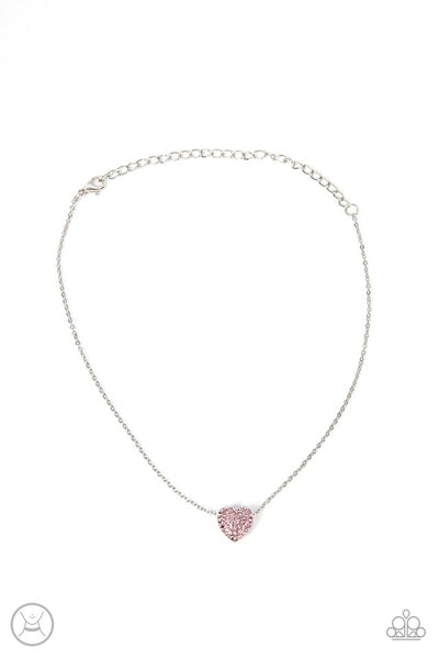 Twitterpated Twinkle Necklace__Pink