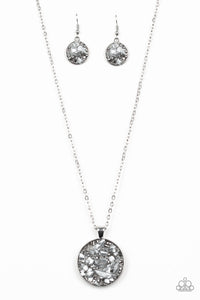 Glam Crush Monday Necklace__Silver