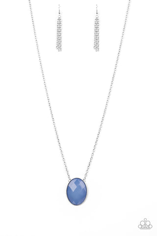 Intensely Illuminated Necklace__Blue