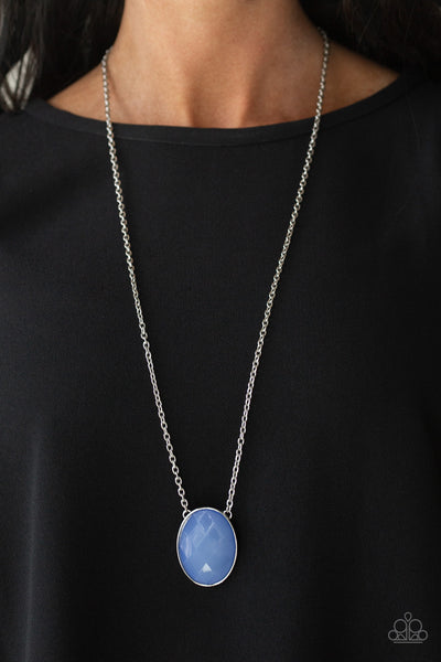 Intensely Illuminated Necklace__Blue