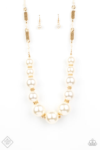 Pearly Prosperity Necklace__Gold