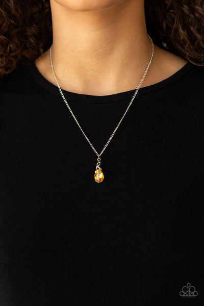 Timeless Trinket Necklace__Yellow