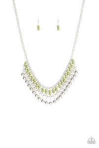 Beaded Bliss Necklace__Green