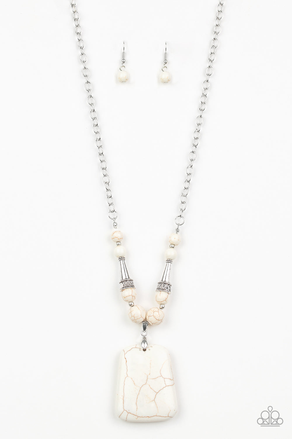 Sandstone Oasis Necklace__White