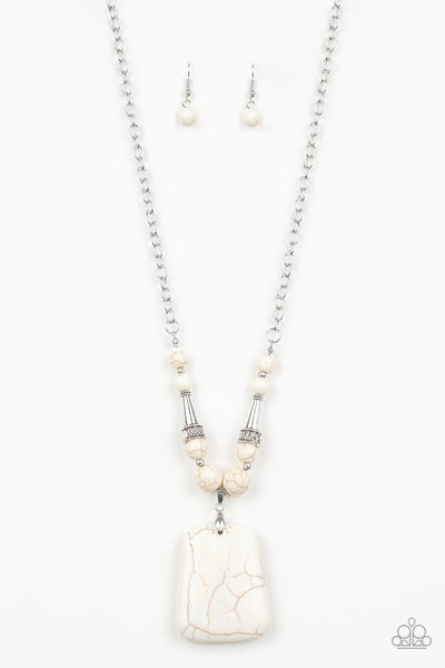 Sandstone Oasis Necklace__White