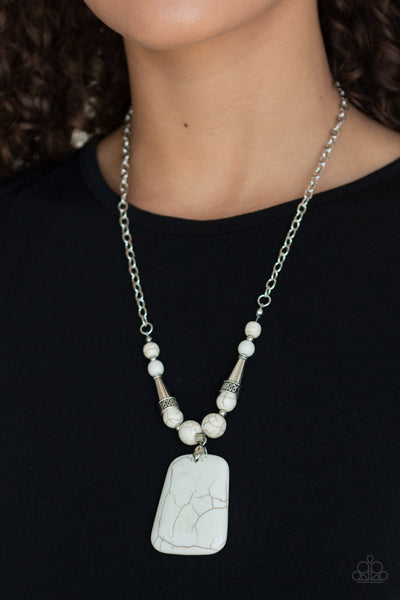 Sandstone Oasis Necklace__White