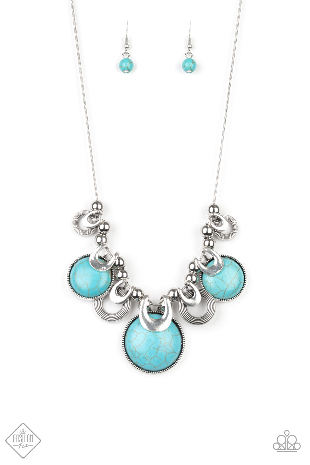 Elemental Goddess Necklace__Blue