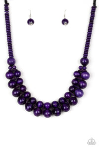 Carribbean Cover Girl Necklace__Purple