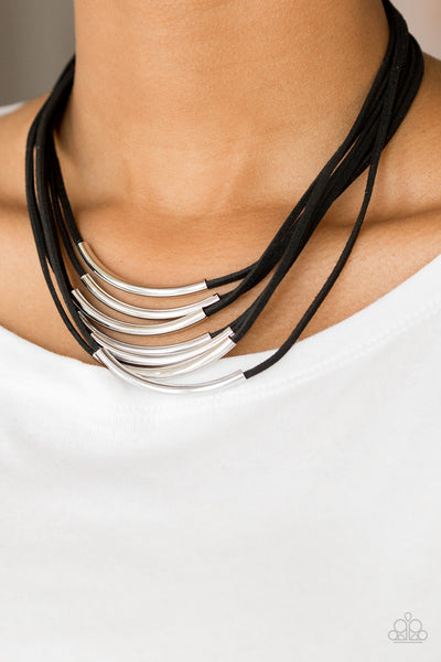 Walk The Walkabout Necklace__Black