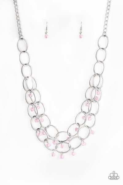 Yacht Tour Necklace__Pink