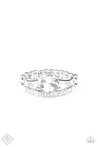 Center Stage Shimmer Ring__White