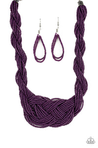 A Standing Ovation Necklace__Purple