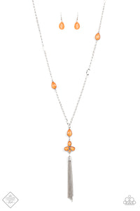 Eden Dew Necklace__Orange