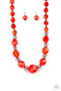 Dine And Dash Necklace__Red