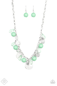 Prismatic Sheen Necklace__Green