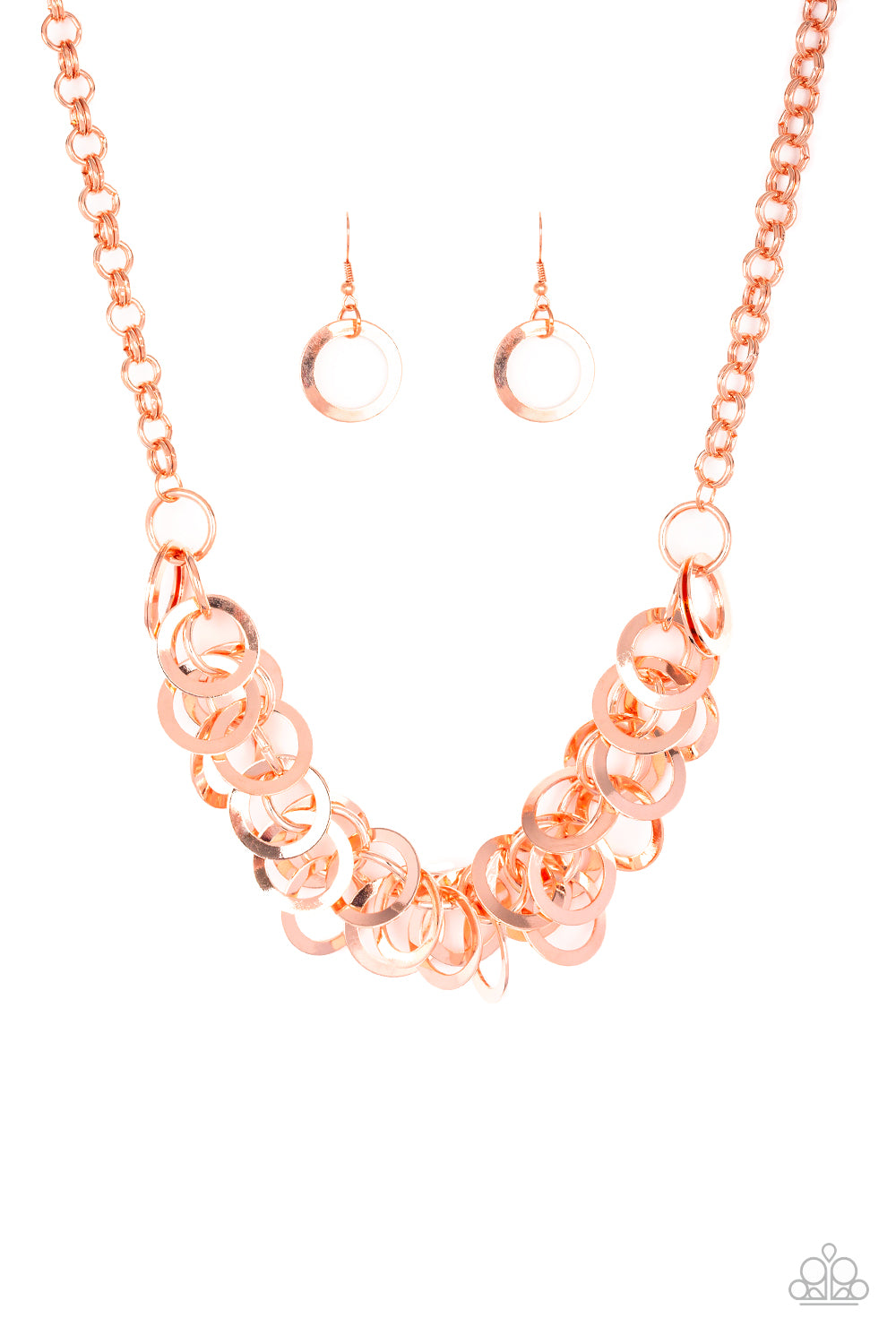Ringing In The Bling Necklace__Copper