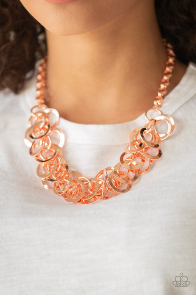 Ringing In The Bling Necklace__Copper