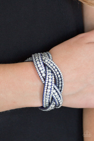 Bring On The Bling Bracelet__Blue