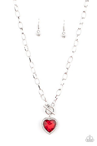 Check Your Heart Rate Necklace__Red