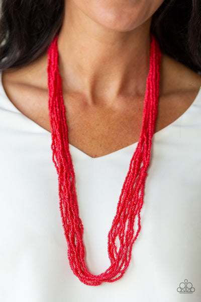 Congo Colada Necklace__Red