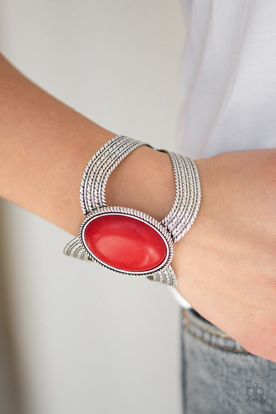 Coyote Couture Bracelet__Red