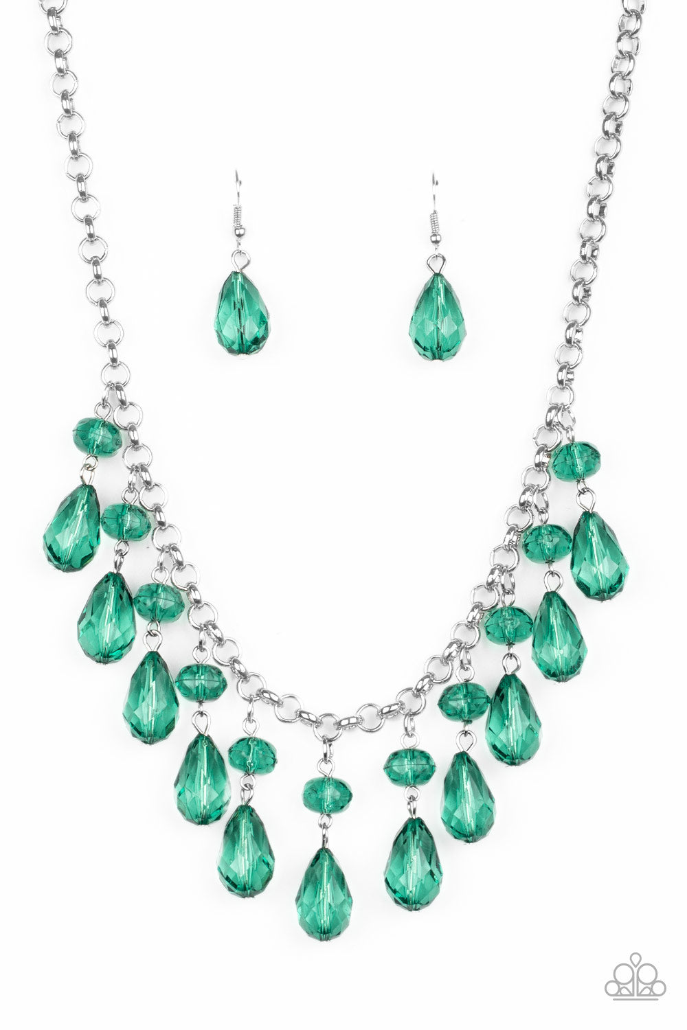 Crystal Enchantment Necklace__Green